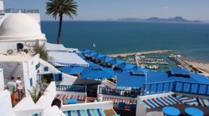 Sidi Bou Said: modrobiele mesto Tuniska